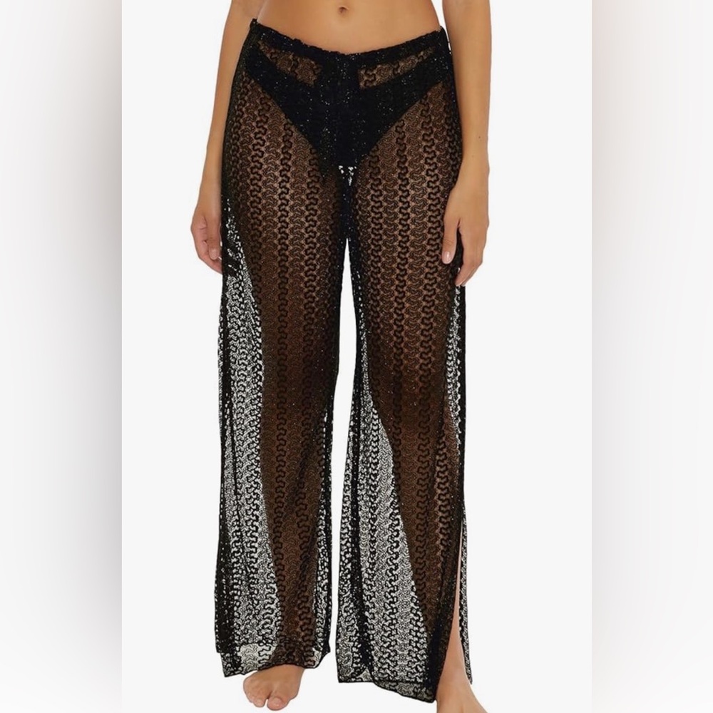 BECCA Black Swim Coverup Pants